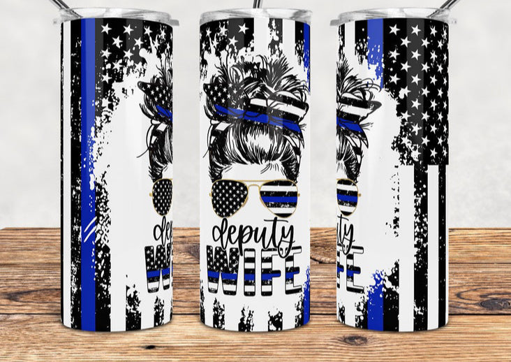 Front Line/Government Worker Wife Tumblers