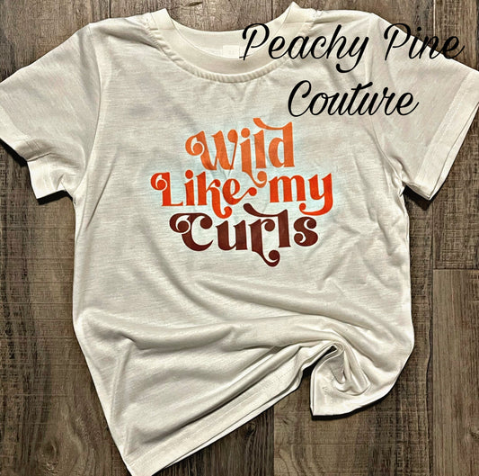 Wild Like My Curls Toddler Shirt