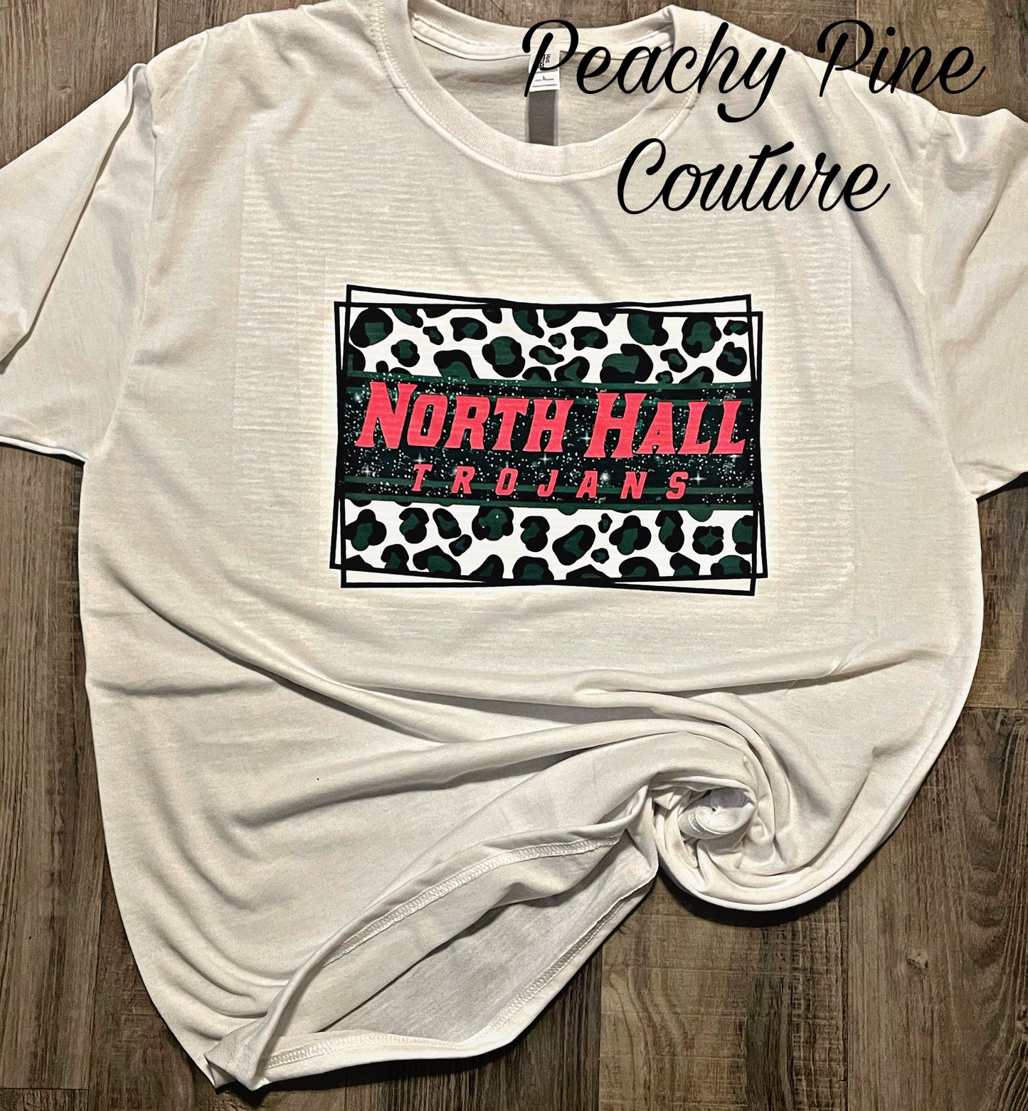 North Hall White Leopard T-Shirt