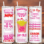 Anti-Valentines Day Tumblers