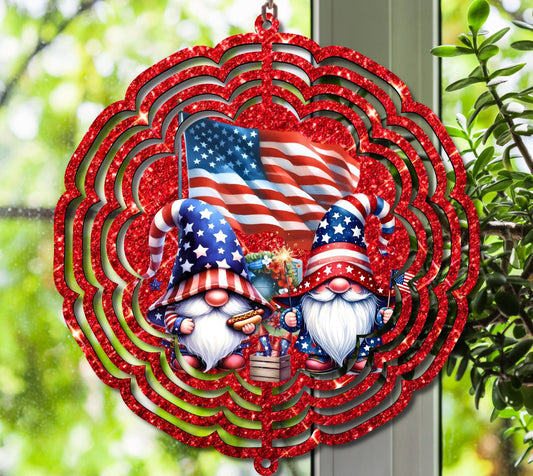 Patriotic Wind Spinners