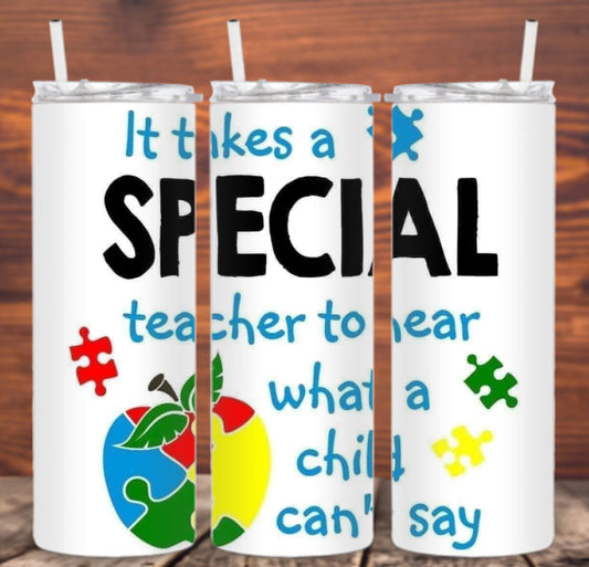 Autism Teach Tumbler