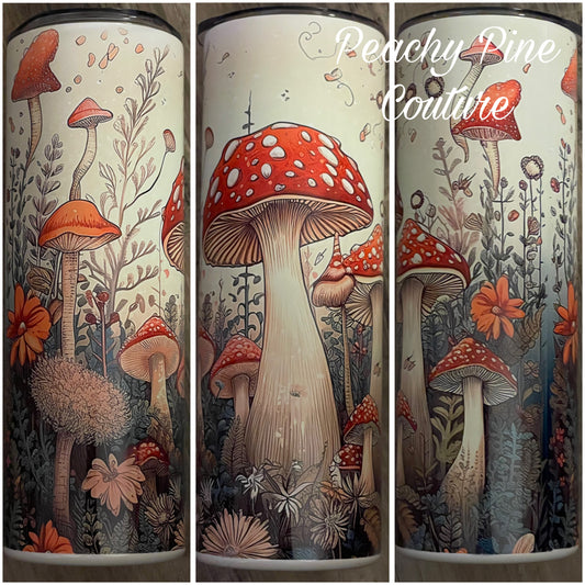 Vintage Mushroom Tumbler