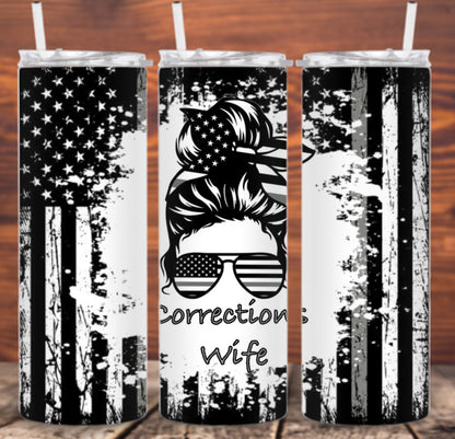 Front Line/Government Worker Wife Tumblers