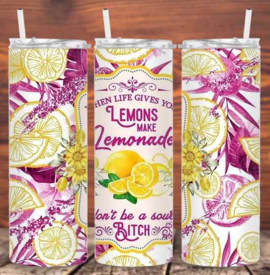 Lemons Make Lemonade Tumbler