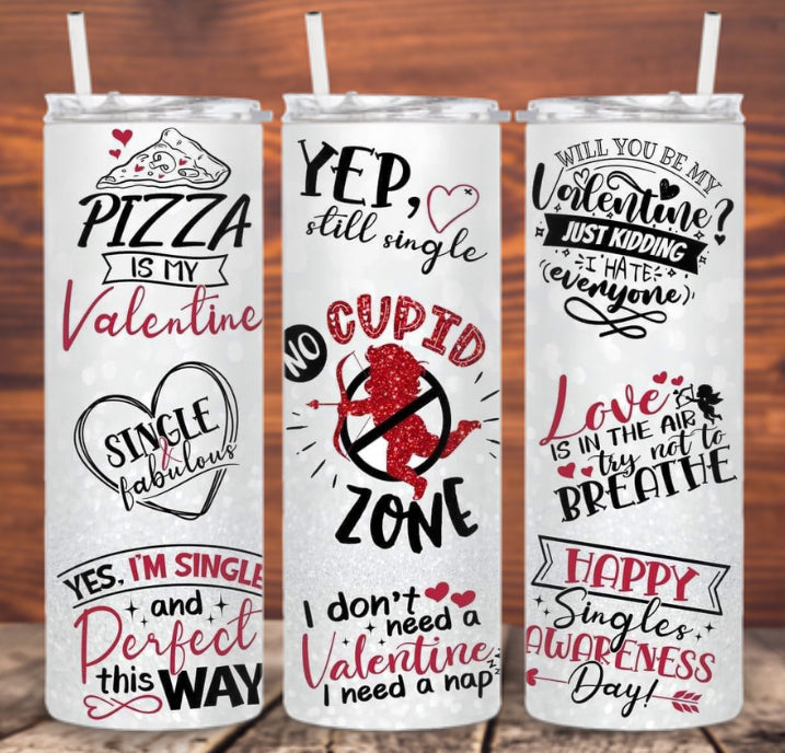 Anti-Valentines Day Tumblers
