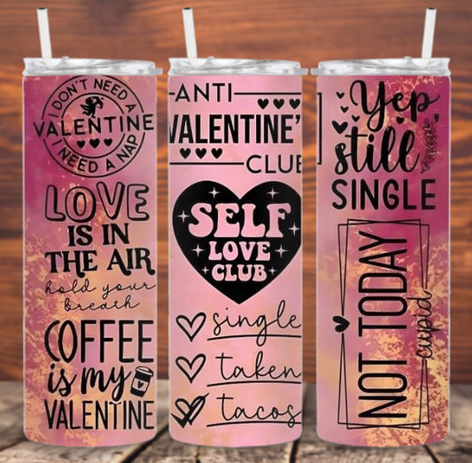 Anti-Valentines Day Tumblers