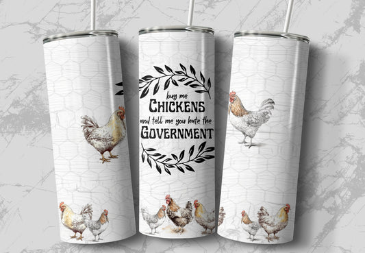 Buy Me A Chicken Tumbler