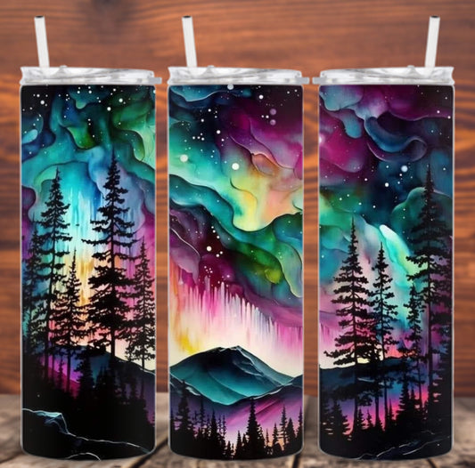 Colorful Woodland Tumbler