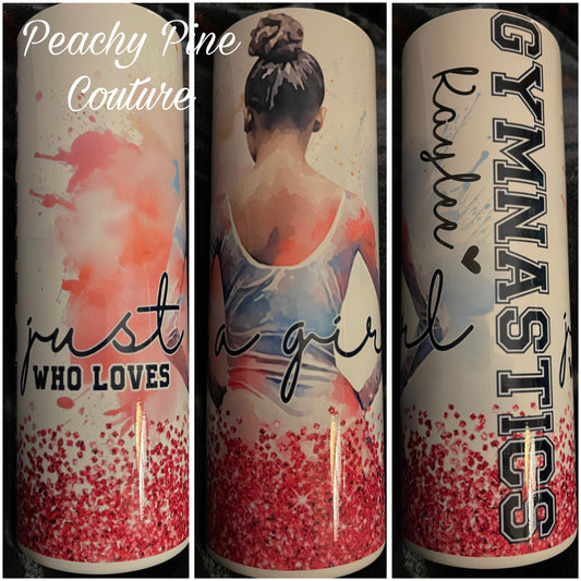 Gymnastics Girl Tumbler